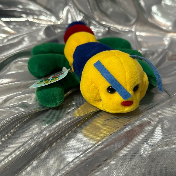 Vintage Plush Creations Caterpillar plush Carrie NWTS Bean Bag - Picture 1 of 6
